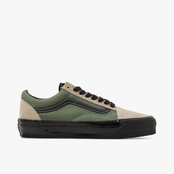 VANS Premium Old Skool 36 MENS SZ 10 Olive Green/Aluminum Grey Sneakers PARK - Picture 10 of 14